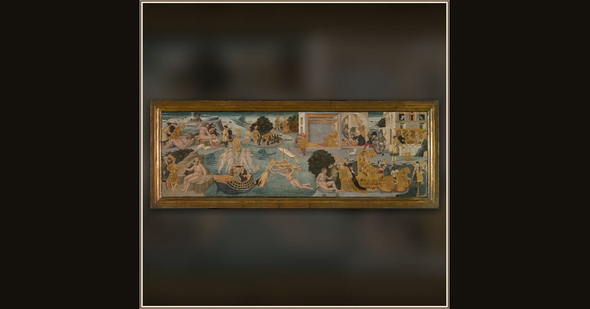 The Adventures of Ulysses by Apollonio di Giovanni (Italian, 1415/17-1465)