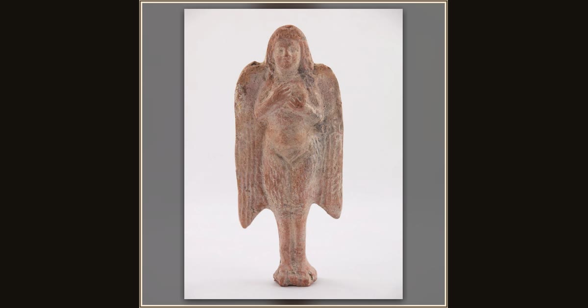 Statuette of a Siren by Greek; possibly Myrina, Lemnos