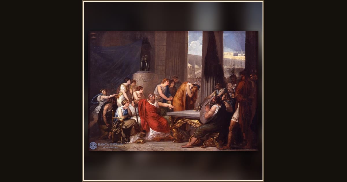 Ulysses at the Court of Alcinous by Francesco Hayez