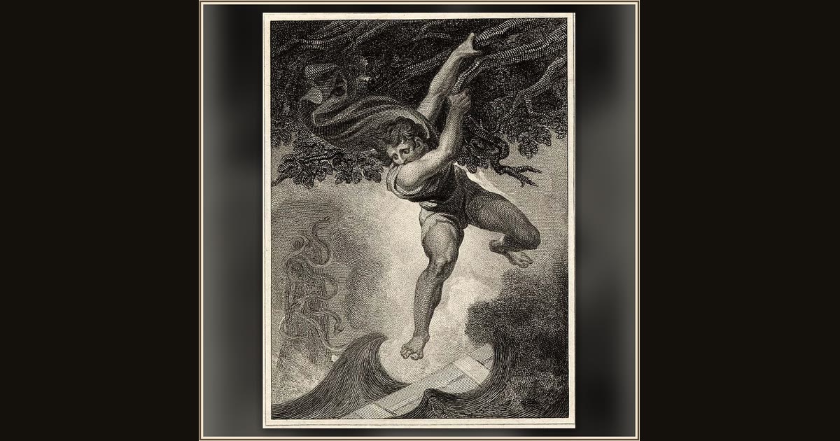 Odysseus Between Scylla and Charybdis by William Bromley, after Henry Fuseli, 1806