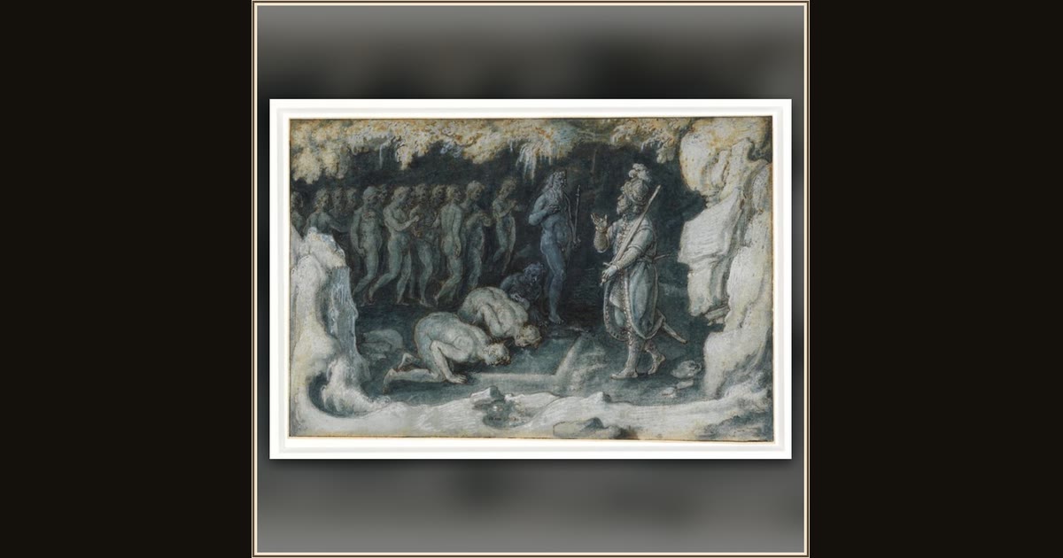 Ulysses at the Entrance of Hades by Johannes Stradanus
