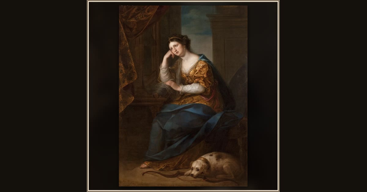 Penelope at Her Loom by Angelica Kauffmann