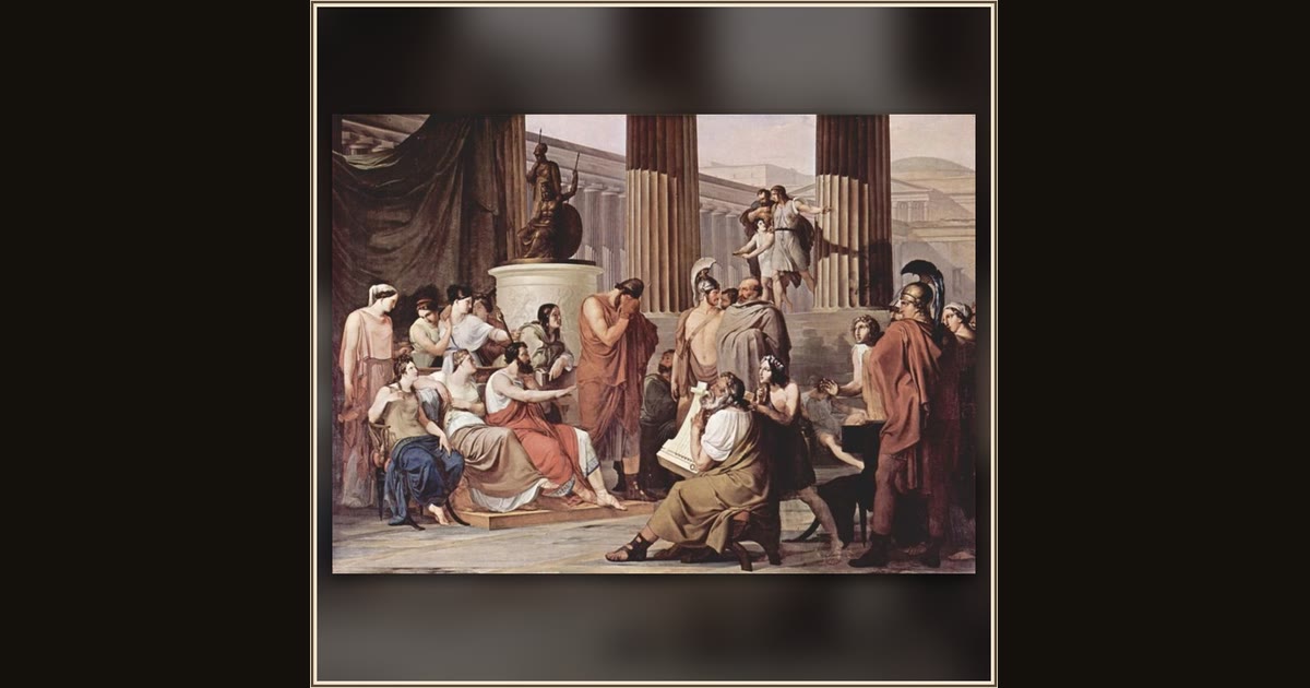 Ulysses at the Court of Alcinous by Francesco Hayez