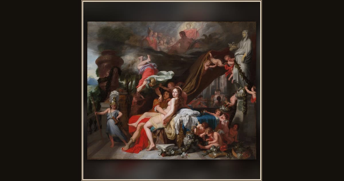 Hermes Ordering Calypso to Release Odysseus by Gerard de Lairesse