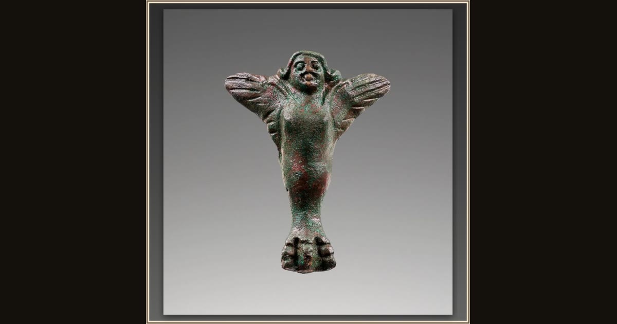 Vessel Foot in the Shape of a Siren by Etruscan (unknown maker)