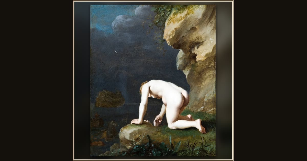 The Goddess Calypso Rescues Ulysses by Cornelis van Poelenburgh