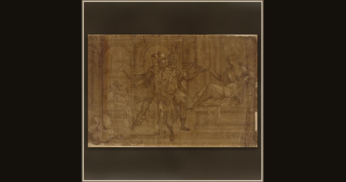 Ulysses and Circe by Unknown Italian artist