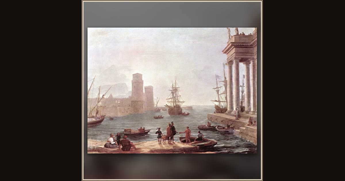 Departure of Ulysses from the Land of the Phaeacians by Claude Lorrain