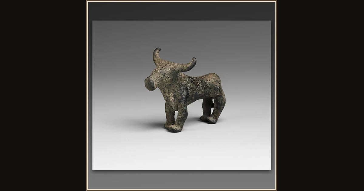Bronze bull by Unknown