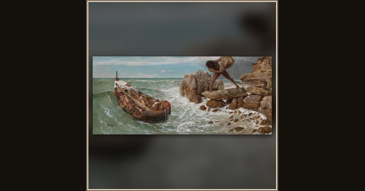 Odysseus and Polyphemus by Arnold Böcklin