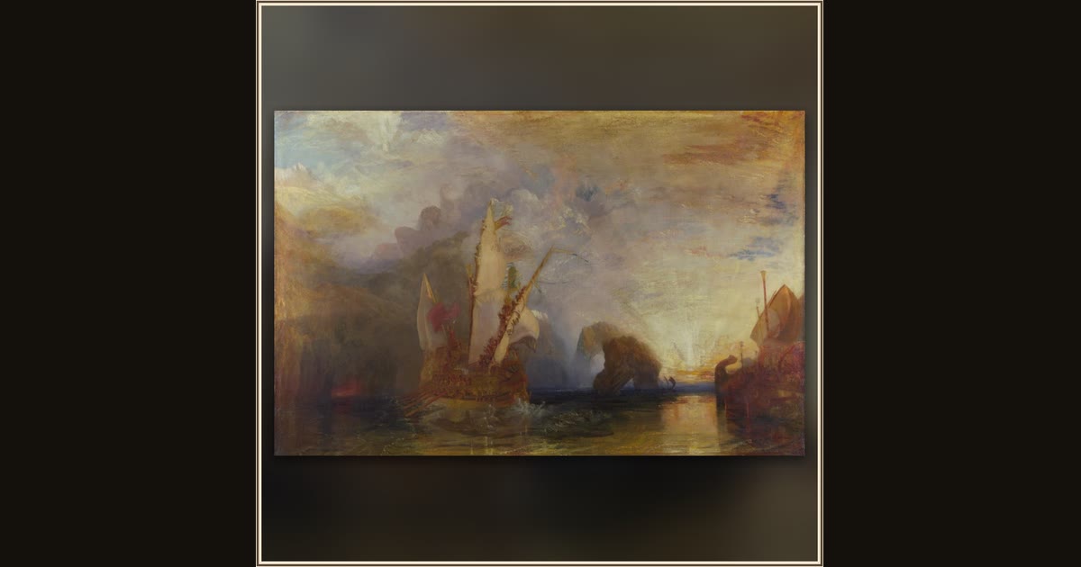 Ulysses deriding Polyphemus – Homer’s Odyssey by Joseph Mallord William Turner