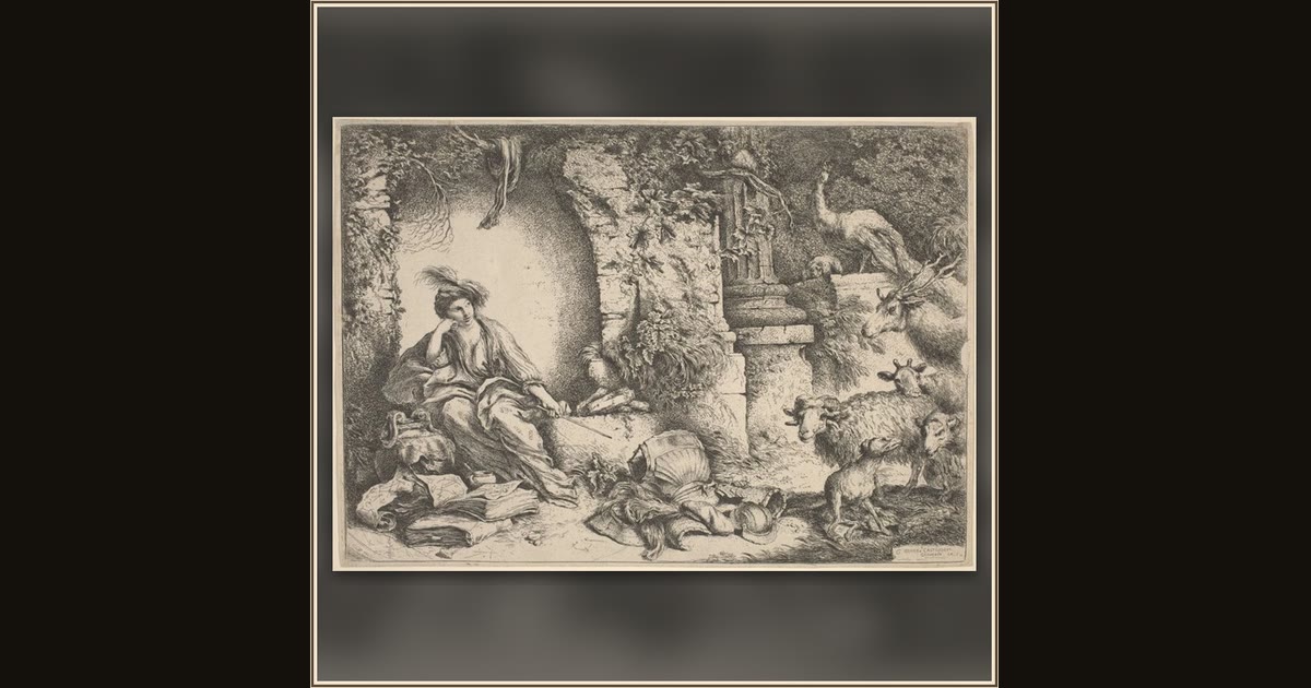 Circe Changing Ulysses' Men into Beasts by Giovanni Benedetto Castiglione