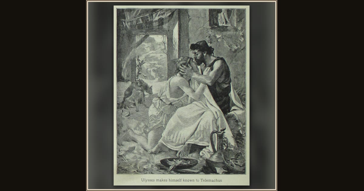Ulysses and Telemachus by John Flaxman