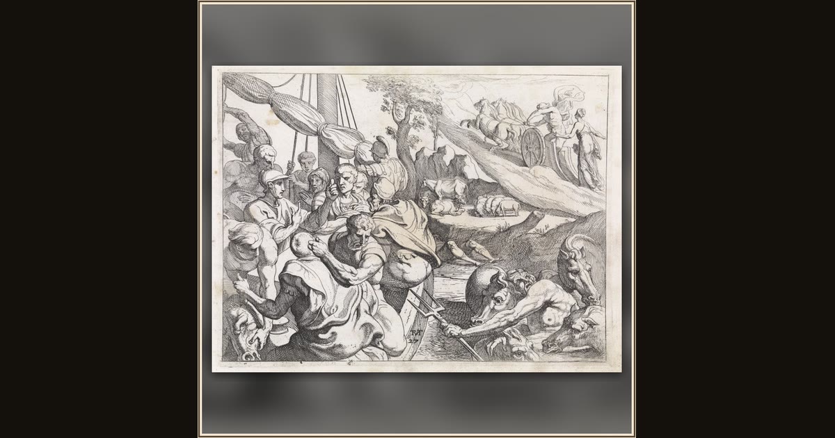 The Cattle of Helios by Theodoor van Thulden, after Francesco Primaticcio
