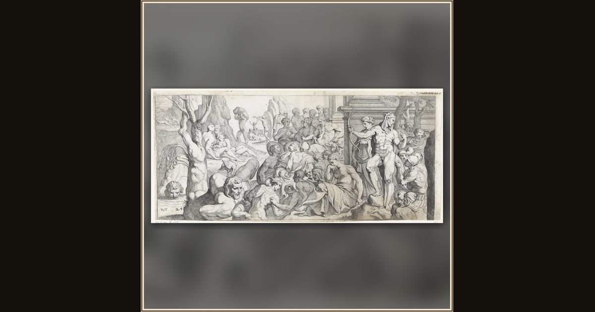 Odysseus in the Underworld by Theodoor van Thulden, after Francesco Primaticcio