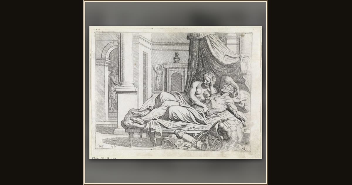 Penelope Doubts the Identity of Odysseus by Theodoor van Thulden, after Francesco Primaticcio