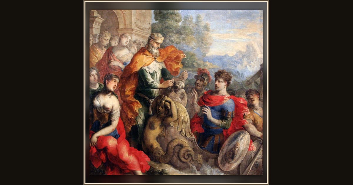 Aeolus Giving the Winds to Odysseus by Isaac Moillon