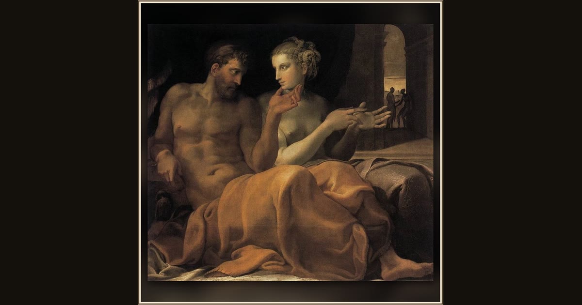 Ulysses and Penelope by Francesco Primaticcio