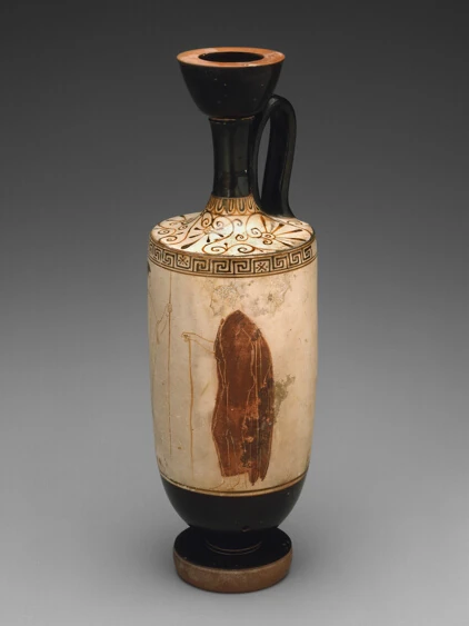 Lekythos (Oil Jar) — Attributed to the Achilles Painter, Greek; Athens, The Art Institute of Chicago