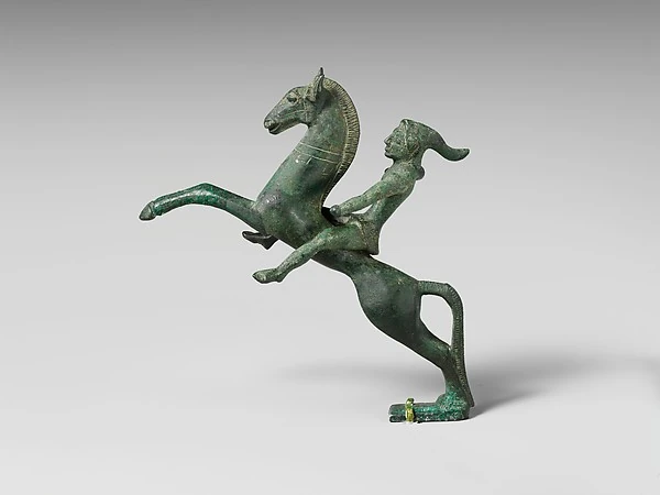 Bronze statuette of a Scythian mounted archer, The Metropolitan Museum of Art