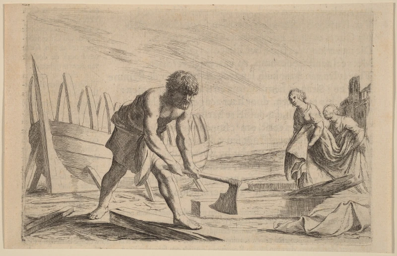 Ulysses on the Island of the Goddess Calypso — Willem Basse, National Gallery of Art, Washington