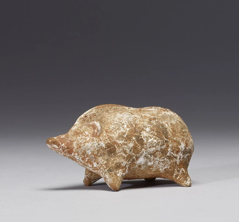 Pig Statuette — Boeotian Greek workshop (unknown maker), The Walters Art Museum, Baltimore